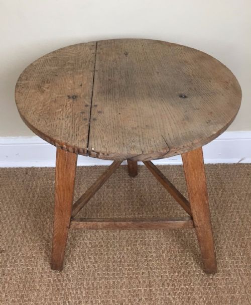 A Mid 19th Century Oak West Country Cricket Table