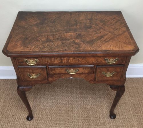 A George 1 Walnut Lowboy Circa 1740 in Lovely Original Condition