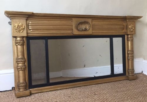 A George IV Gilt Over Mantle Mirror Circa 1830