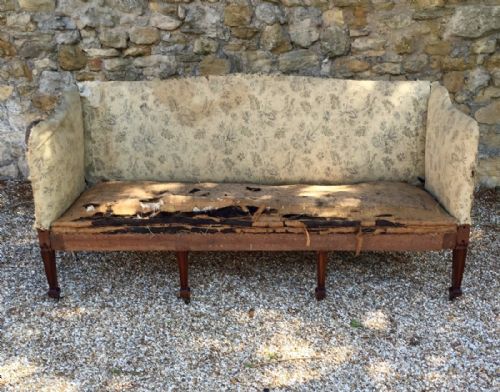 A Late Georgian Mahogany Sofa Circa 1820 for Reupholstery
