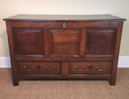 A George 111 Oak Mule Chest Circa 1800