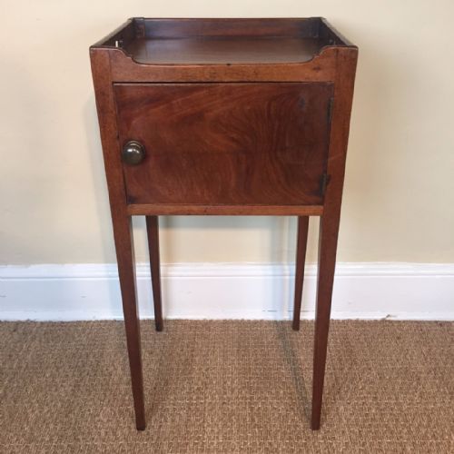 A George 111 Mahogany Bedside Table Circa 1810