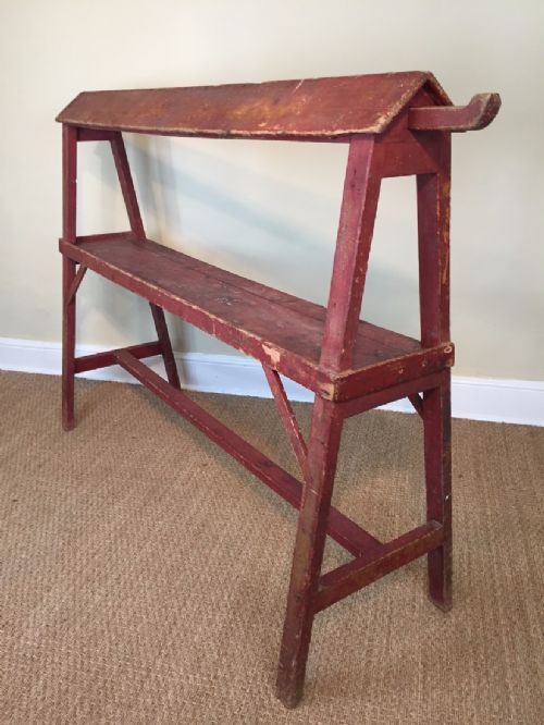 A Late 19th C West Country Painted Pine Saddle Rack