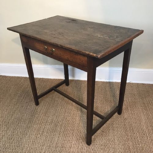 A George 111 Elm Side Table C 1800