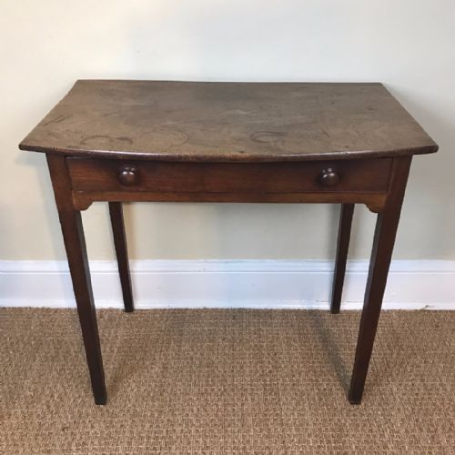An Early 19th Century Mahogany Bowfront Sidetable Circa 1820