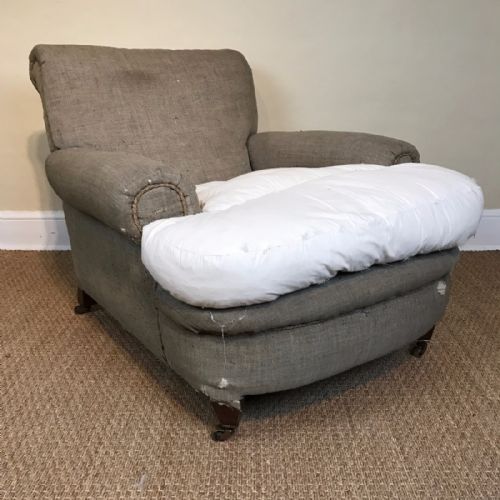 A Large Edwardian Club Armchair in Howard Style Circa 1910