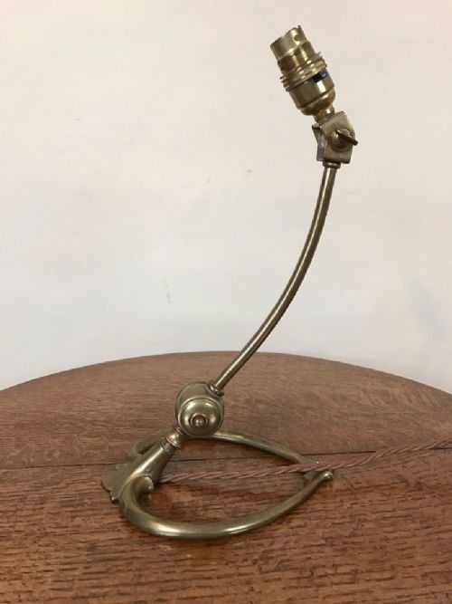 A Rare W.a.s.benson Brass Swan Light Circa 1890.
