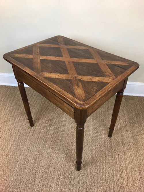 A Late Regency Parquetry Table Circa 1830