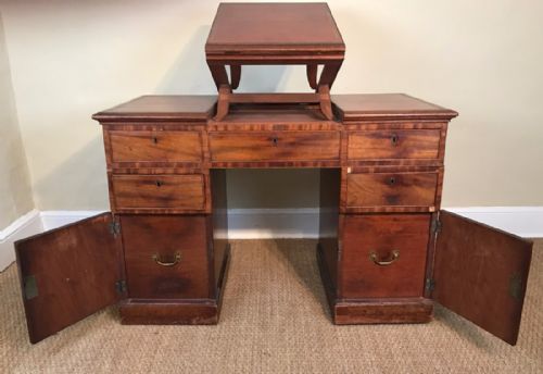 A George 111 Mahogany Architects Desk Circa 1800