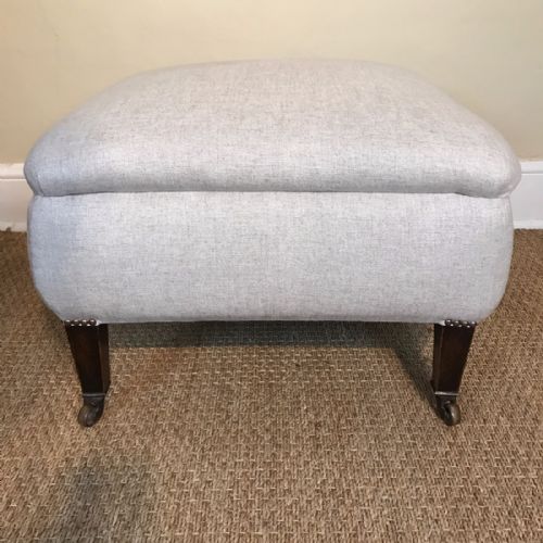 An Edwardian Upholstered Stool Circa 1910