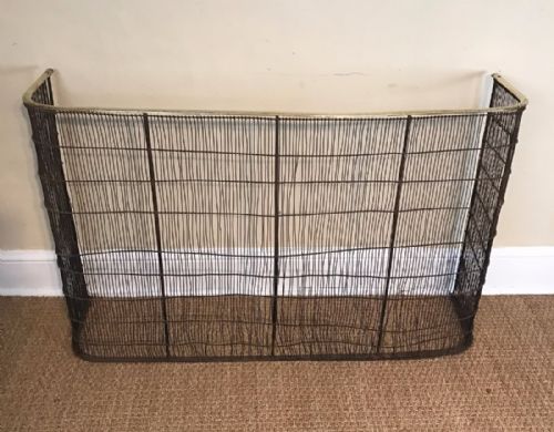 A Victorian Brass and Iron Nursery Fireguard Circa 1880.