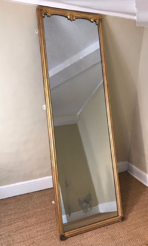 A William IV Tall Gilt Pier Mirror C 1835