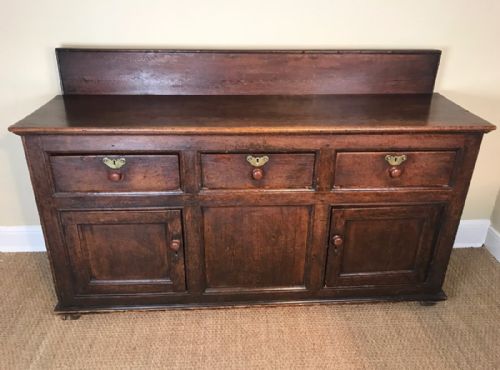 A Rare Mid 18th C West Country Pine Dresser Base Devon Circa 1740