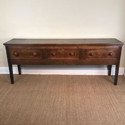 A Late 18th C Borders Oak Dresser Circa 1800