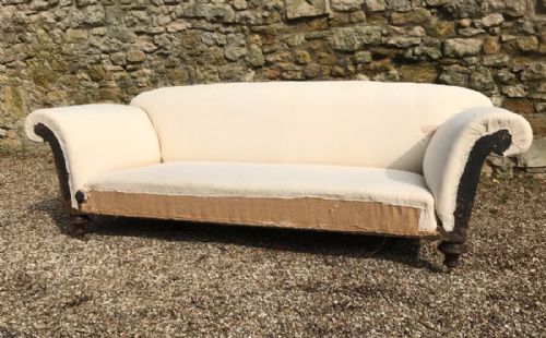 A Late Victorian Mahogany Country House Sofa Circa 1890