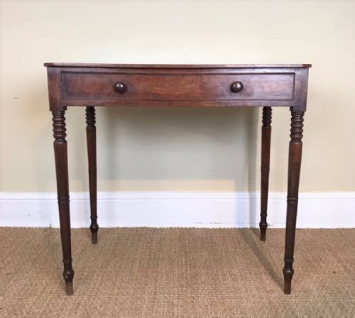 A George IV Mahogany Single Drawer Side Table Circa 1830