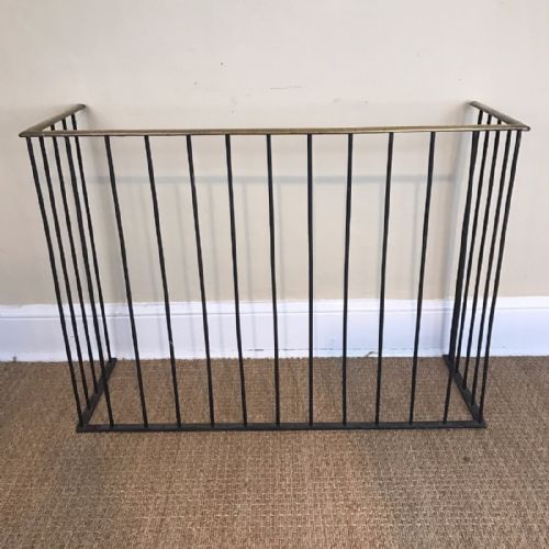 A Late Regency Iron and Brass Nursery Fender Circa 1830