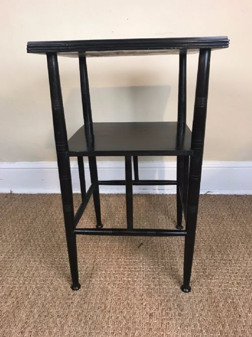 An Aesthetic Movement Ebonised Two Tier Table Circa 1880