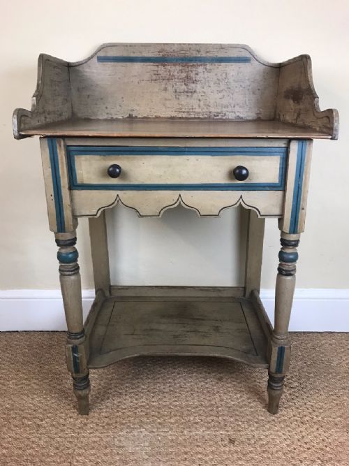 A Late Regency Painted Washstand Circa 1830.
