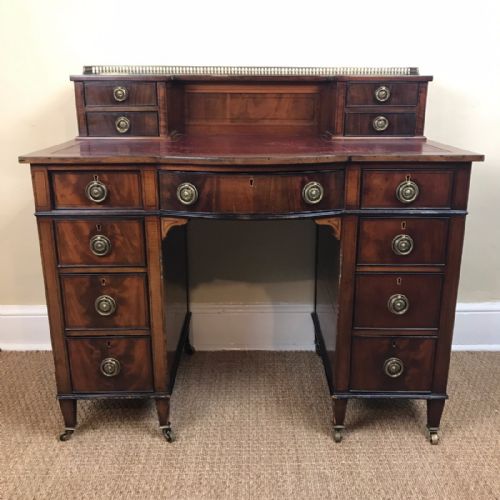 A Late Victorian Mahogany Desk Circa 1900