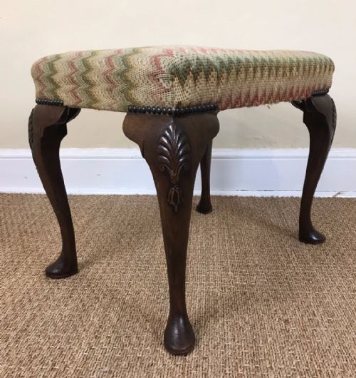 An Edwardian Mahogany Stool Circa 1910