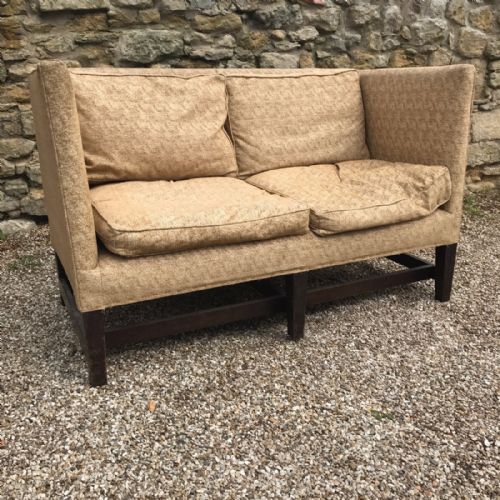 An Edwardian Mahogany Country House Sofa C 1910
