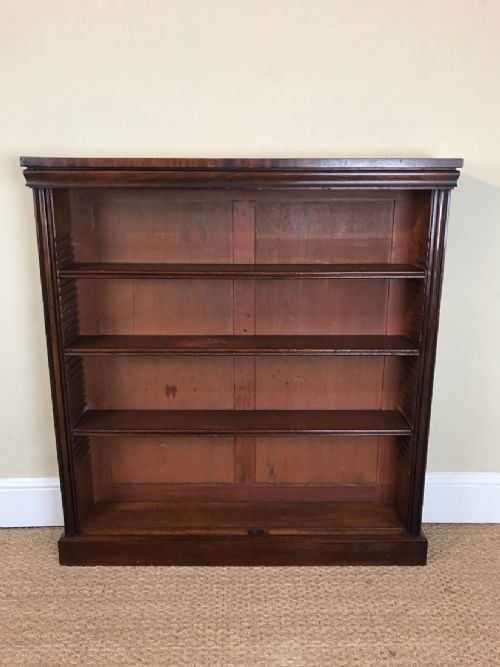 A William IV Mahogany Small Open Bookcase Circa 1835
