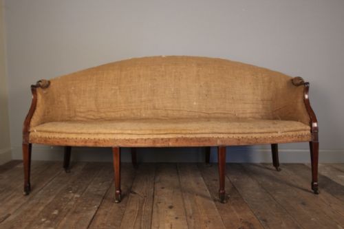A George 111 Hepplewhite Period Mahogany Sofa Circa 1780