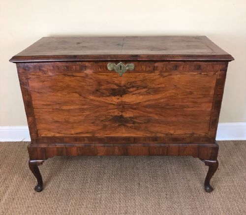 
A George 11 Walnut Coffer on Stand C 1730 Probably Irish