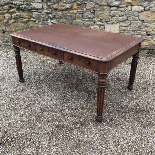 A William IV Mahogany Partners Writing Table Circa 1835