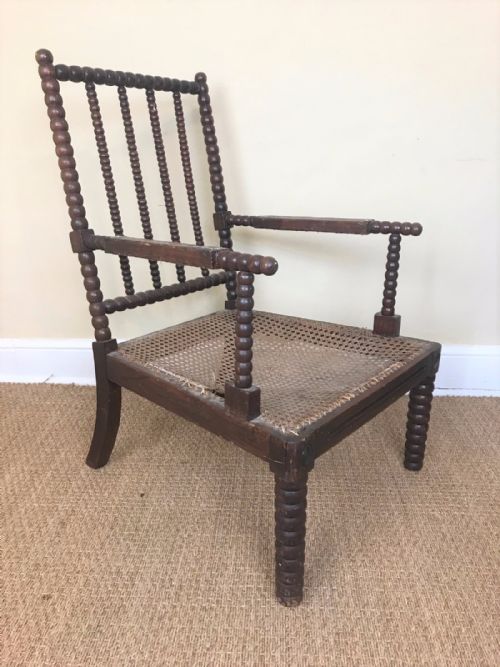 A Mid 19th Century Simulated Rosewood Bobbin Chair Circa 1840