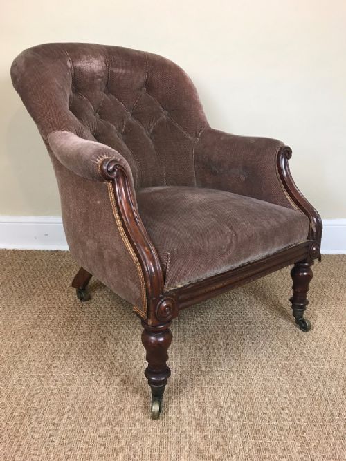 A William IV Mahogany Library Chair Circa 1835