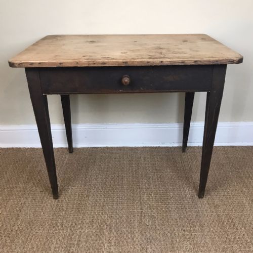 A Late Georgian Painted Pine Side Table Circa 1830