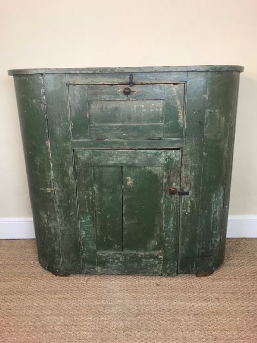 A Mid 19th Century Somerset Pine Huffer or Food Cupboard C 1860