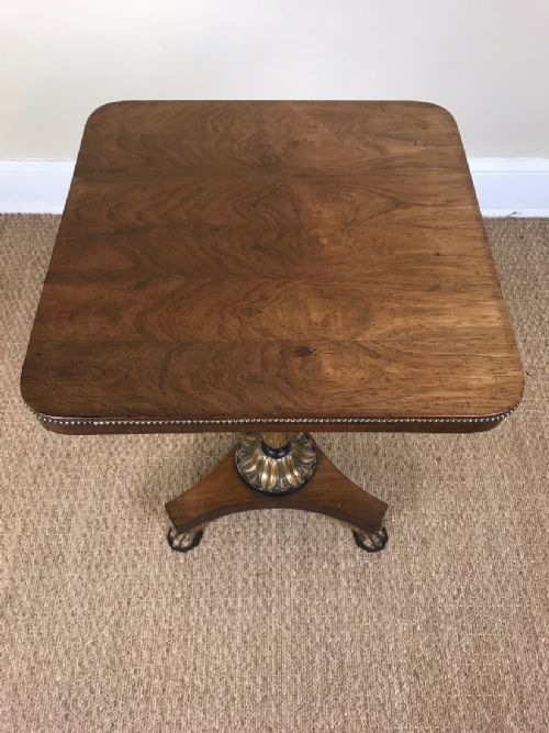 fig 1. An important rosewood ebonised and parcel gilt occasional table c 1815 attributed to Marsh and Tatham