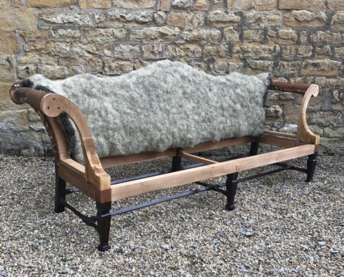 A Large George 111 Mahogany Chippendale Period Camelback Sofa Circa 1770 . Provenance: Bodney  Hall Norfolk
