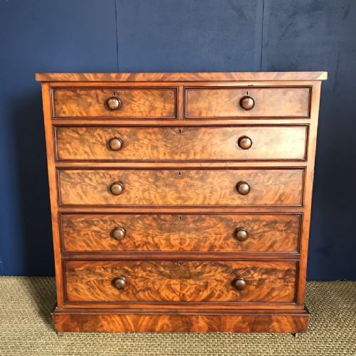 An Early Victorian Mahogany Chest of Drawers C 1850