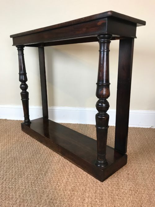 A George IV Simulated Rosewood Small Console Table Circa 1830.