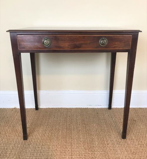 A George 111 Mahogany Side Table Circa 1800