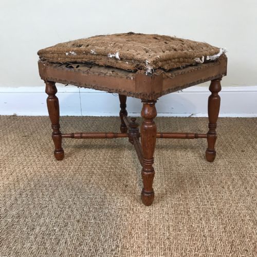 A Victorian Oregon Pine Stool Circa 1880