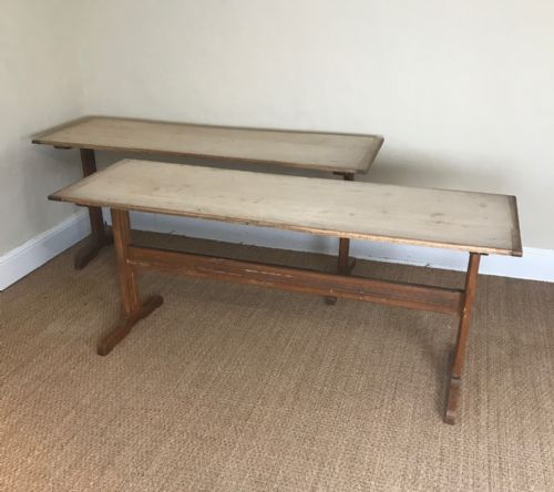 A Pair of Sycamore and Birch Side Tables. English Circa 1920