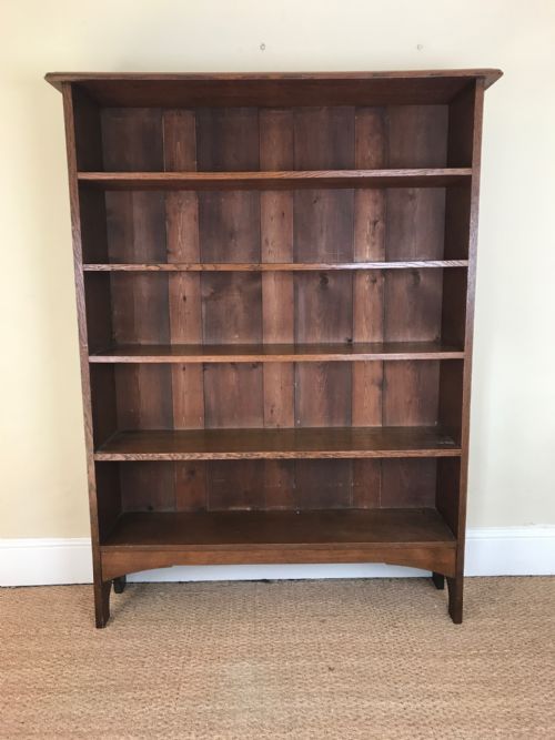 An Arts and Crafts Oak Open Bookcase Circa 1910
