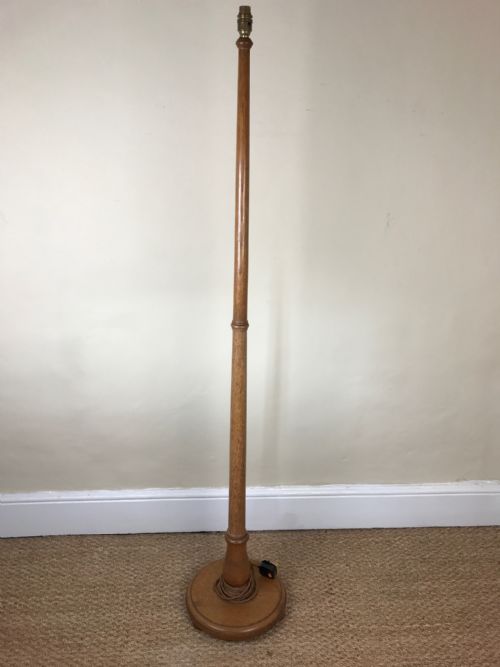 A Heals Oak Standard Lamp Circa 1930