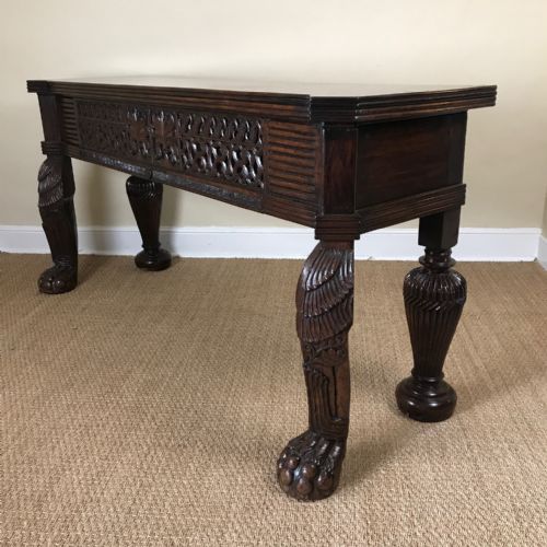 A Large Anglo Indian Teak Serving Table Circa 1840