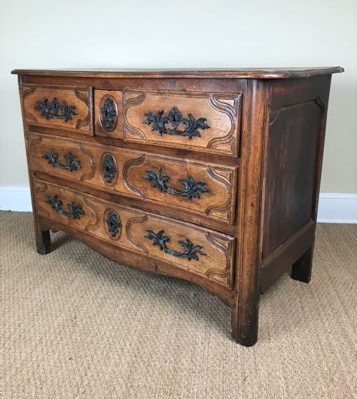 A Louis XV Provincial Walnut Commode Circa 1770