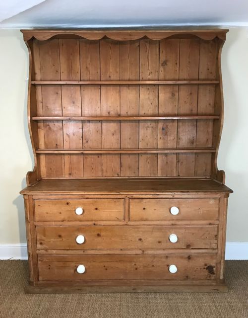 A  West Cornwall Pine Dresser Penwith Circa 1870