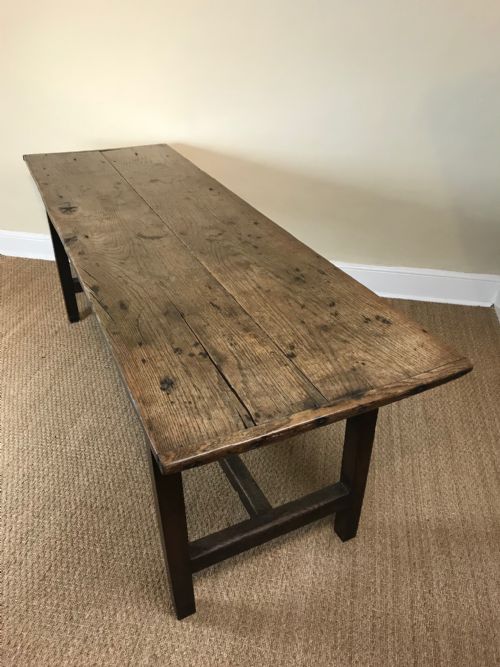 An Early 18th C Oak West Country Oak Refectory Table Circa 1720