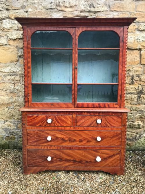 A Mid 19th C Cornish Glazed Pine Kitchen Dresser Circa 1870