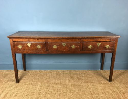 A George 111 Oak Devon Dresser C 1780