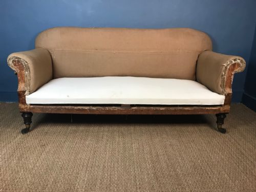A Victorian Mahogany Country House Sofa Circa 1890